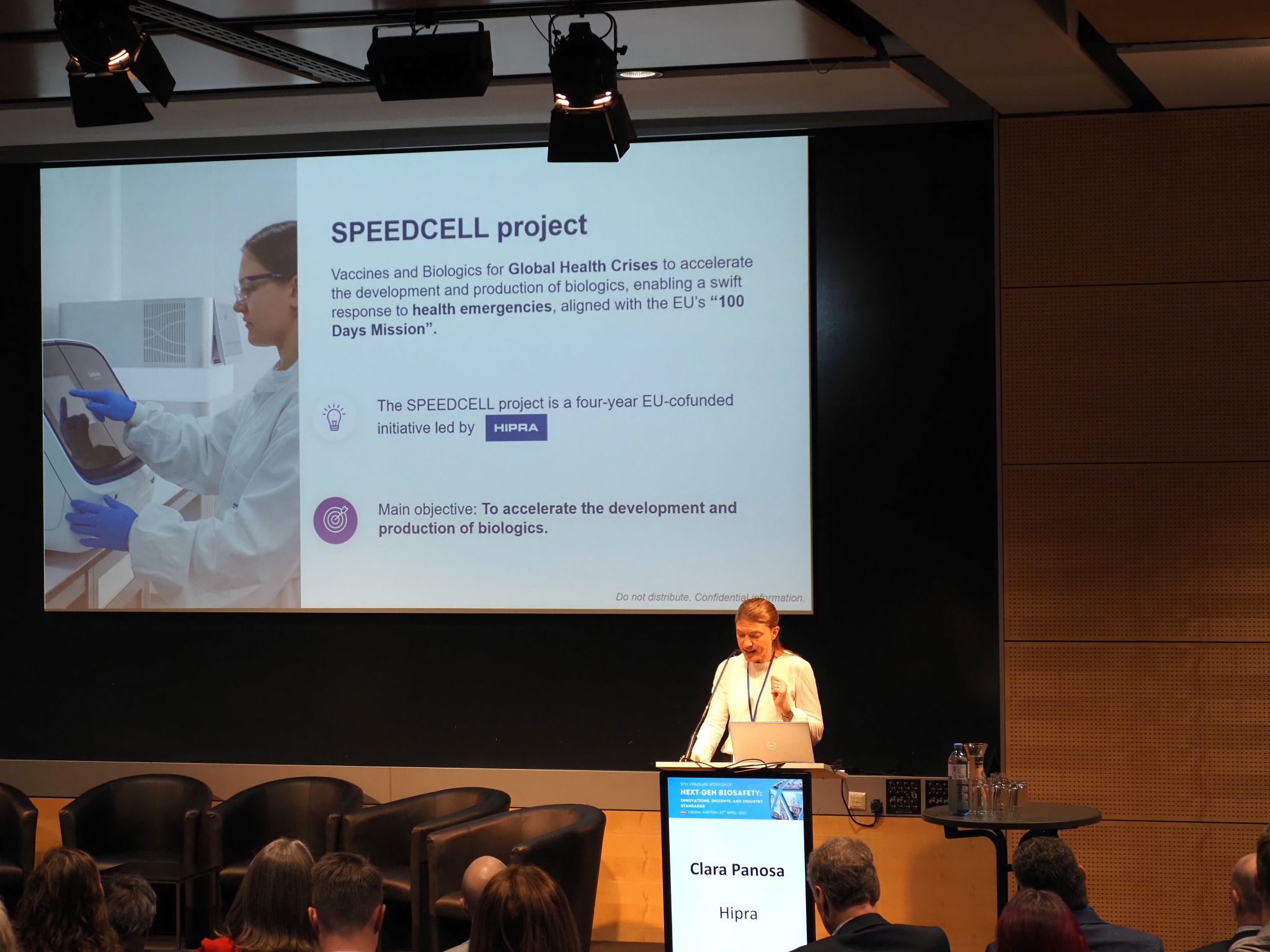 HIPRA participates in the 5th Virus Safety Workshop in Vienna and highlights the SPEEDCELL project